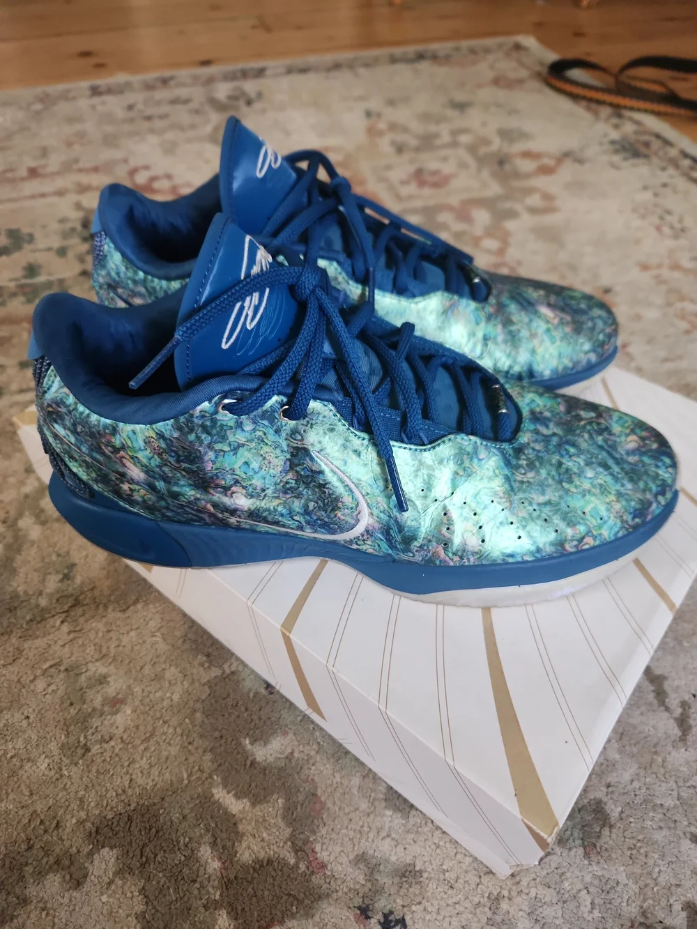 Size 14 - Nike LeBron 21 Abalone With Box